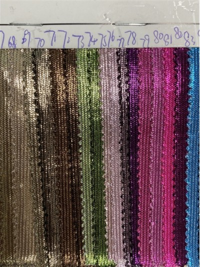 GZ-JP  經編閃光布  幅寬：145CM   克重：180g   成分：滌95% 氨綸5% 細節-6